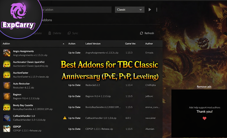 Die besten Addons für TBC Classic Anniversary (PvE, PvP, Leveln) Die besten Addons für TBC Classic Anniversary (PvE, PvP, Leveln)