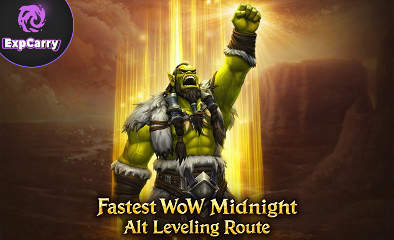 Fastest WoW Midnight Alt Leveling Route