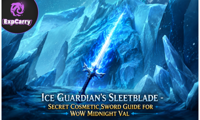 Ice Guardian's Sleetblade - Secret Cosmetic Sword Guide for WoW Midnight Val