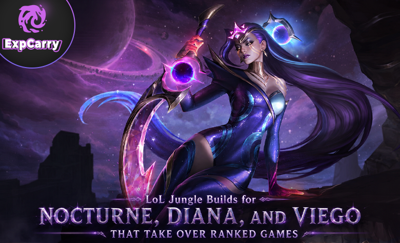LoL Jungle Builds for Nocturne, Diana, and Viego That Take Over Ranked Games