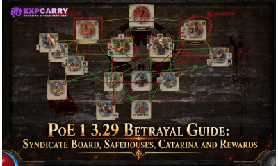 PoE 1 3.29 Betrayal Guide: Syndicate Board, Safehouses, Catarina and Rewards