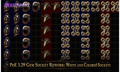 PoE 3.29 Gem Socket Rework: White and Colored Sockets