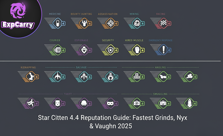 Star Citizen 4.4 Ruf-Leitfaden: Schnellste Wege zum Erfolg, Nyx & Vaughn 2025