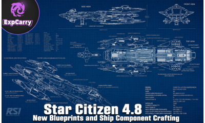 Star Citizen 4.8 New Blueprints and Ship Component Crafting