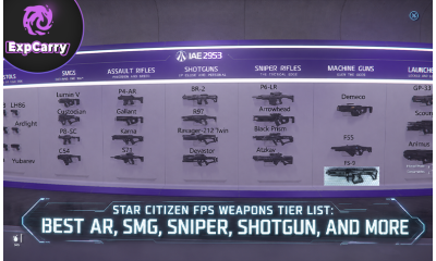 Star Citizen FPS Weapons Tier List: Best AR, SMG, Sniper, Shotgun, and More