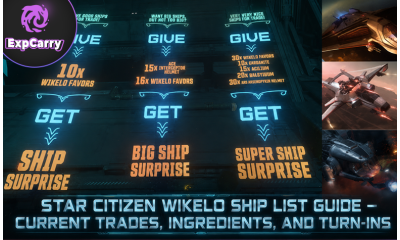 Star Citizen Wikelo Ships & Rewards: Trade List and Requirements