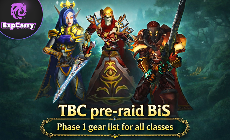 Best-in-Slot (BiS) Pre-Raid-Gear für alle Klassen in TBC Anniversary