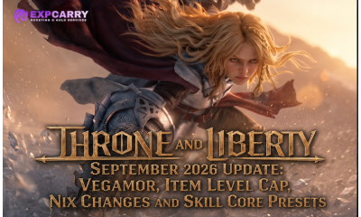 Throne and Liberty September 2026 Update: Vegamor, Item Level Cap, Nix Changes and Skill Core Presets