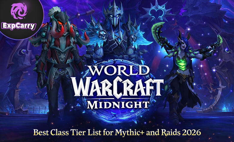 WoW Midnight Best Class Tier List for Mythic+ and Raids 2026