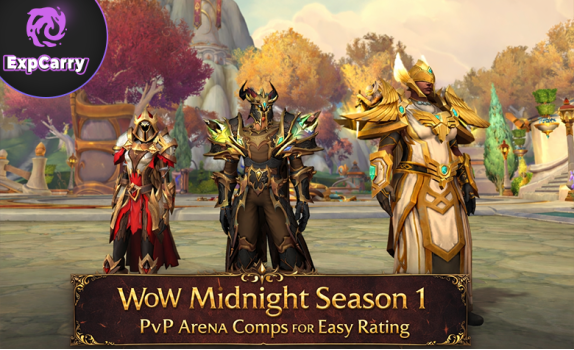 WoW Midnight Season 1 PvP Arena Comps for Easy Rating