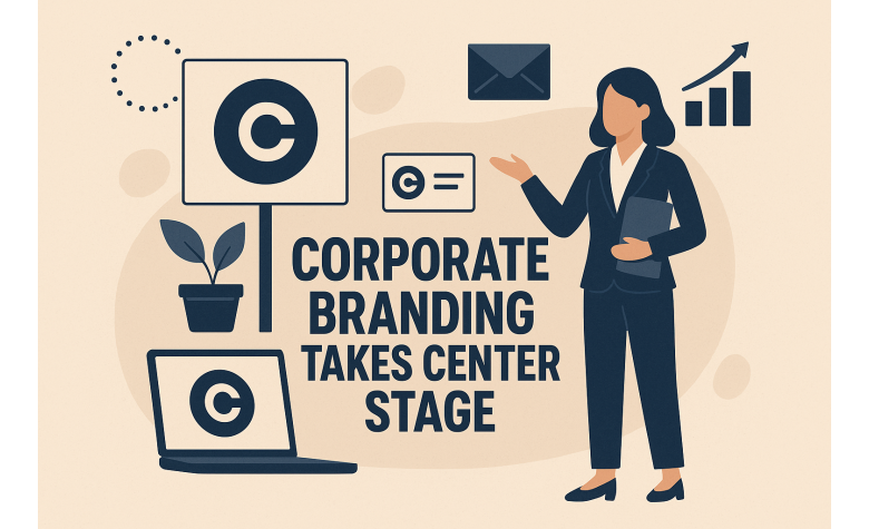 Corporate Branding Takes Center Stage Corporate Branding Takes Center Stage