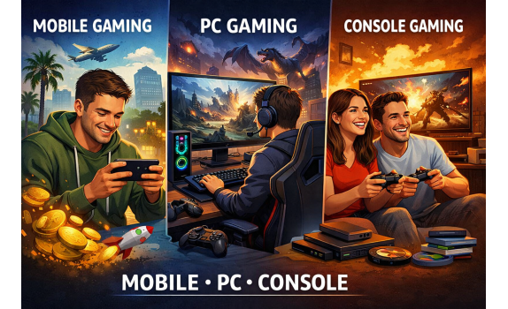 Mobile Games vs. PC and Console: What Gamers Choose and Why