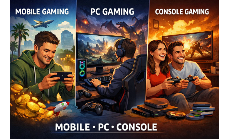 Mobile Games vs. PC and Console: What Gamers Choose and Why