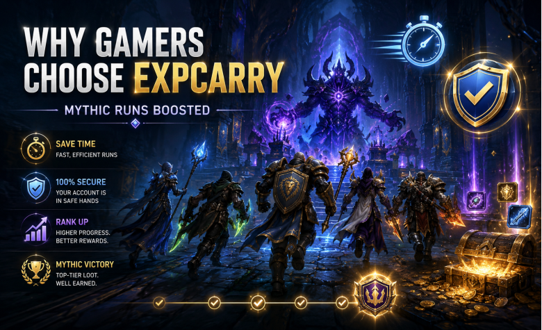 Why gamers choose ExpCarry: mythic runs boosted