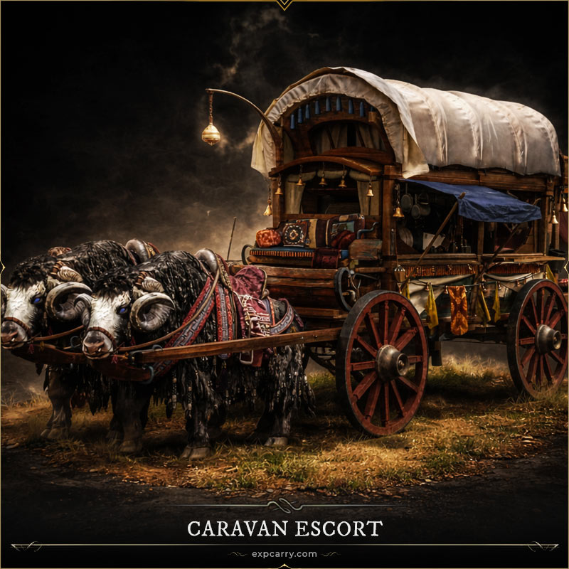 Karawanen-Eskorte Karawanen-Eskorte