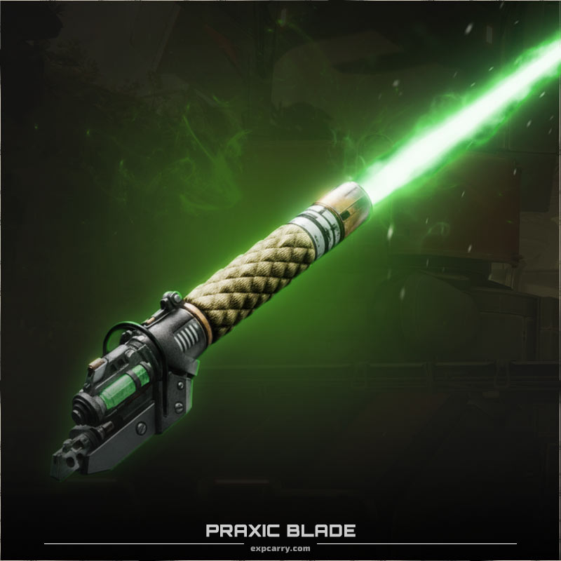 Exotische Mission mit Praxic-Klinge