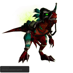 Armored Razzashi Raptor