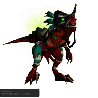 Armored Razzashi Raptor