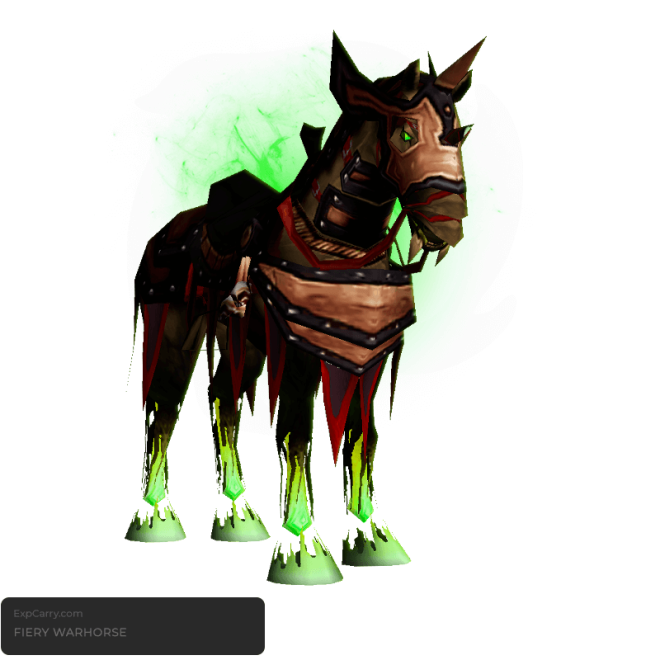 Buy Fiery Warhorse — Boss drop Mounts Boost Service | ExpCarry