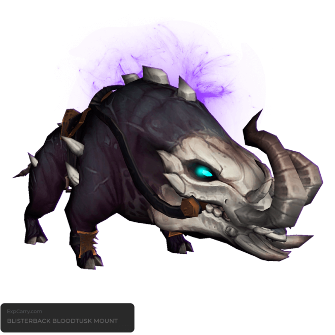 Buy Blisterback Bloodtusk — Rare Mounts Boost Service | ExpCarry