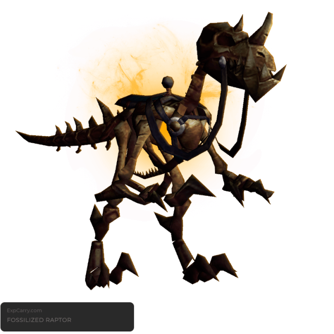 Buy Fossilized Raptor — Explore & Farm Mounts Boost Service | ExpCarry