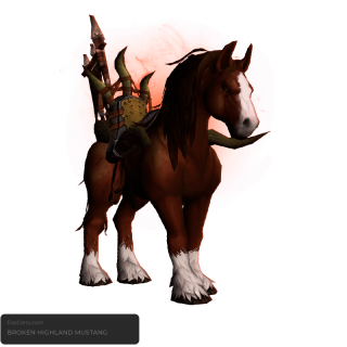 Broken Highland Mustang