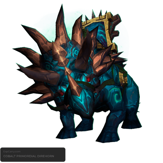 Buy Cobalt Primordial Direhorn — Rare Mounts Boost Service | ExpCarry