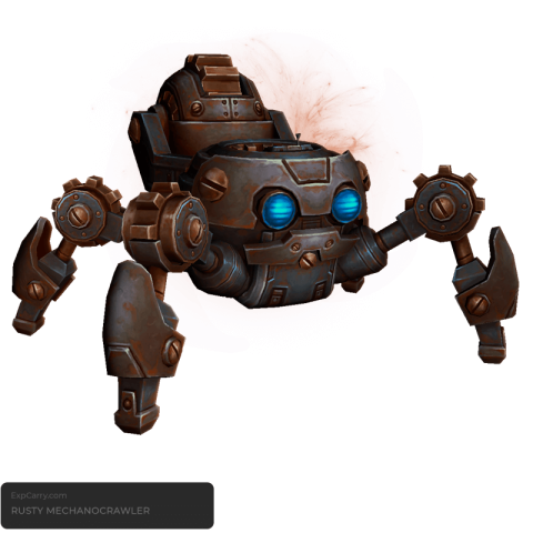 Rostiger Mechanokrabbler