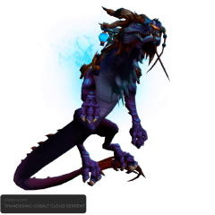 Thundering Cobalt Cloud Serpent