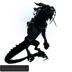 Donnernde Onyxwolkenschlange Donnernde Onyxwolkenschlange