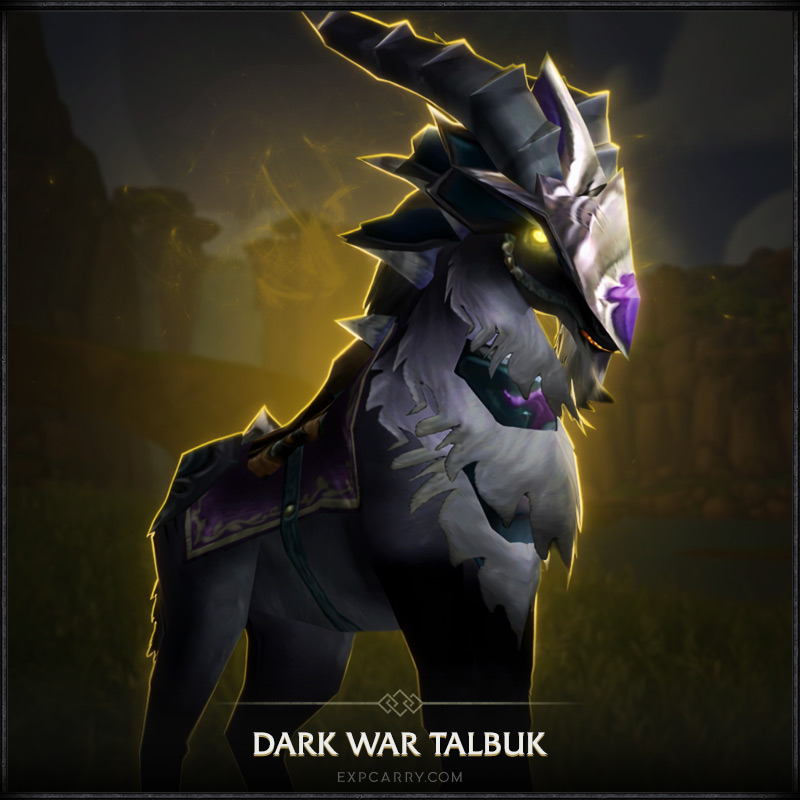 Dunkler Kriegstalbuk