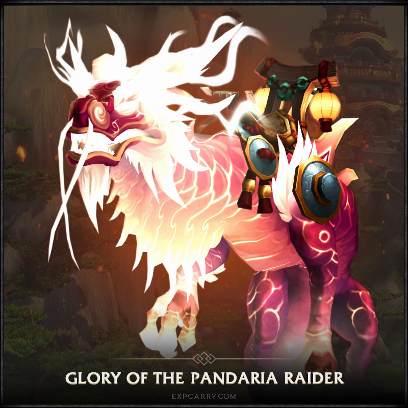 Glory of the Pandaria Raider