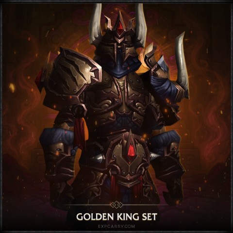 Goldenen Königs Set