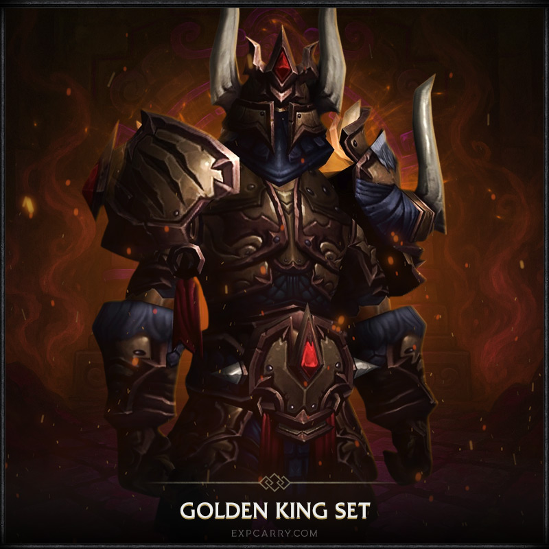 Goldenen Königs Set