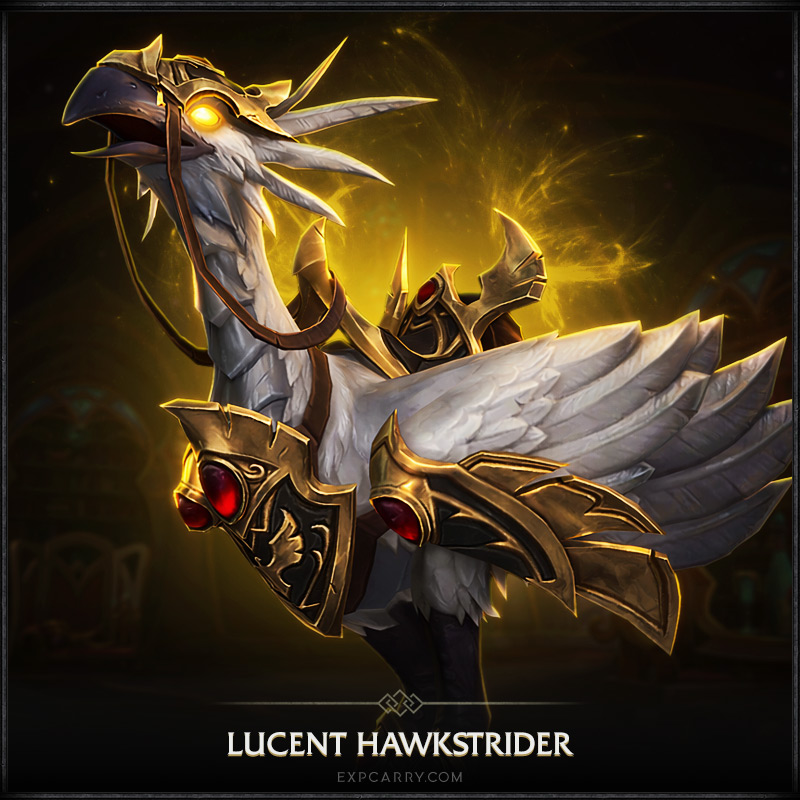 Leuchtender Falkenschreiter