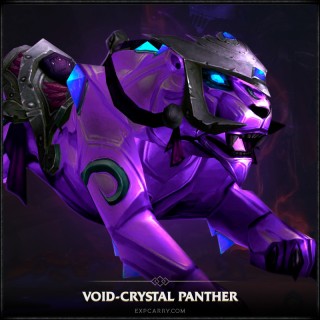Leerenkristallpanther