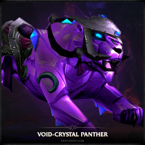 Leerenkristallpanther