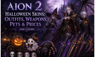 AION 2 Halloween Skins: Outfits, Weapons, Pets & Prices