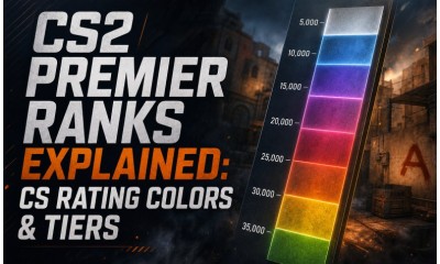 CS2 Premier Ranks Explained: CS Rating Colors & Tiers