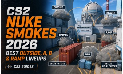 CS2 Nuke Smokes 2026: Best Outside, A, B & Ramp Lineups