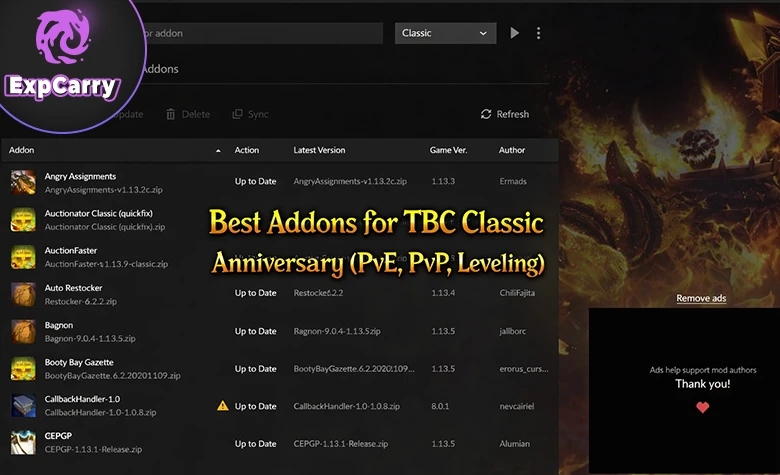 Best Addons for TBC Classic Anniversary (PvE, PvP, Leveling)