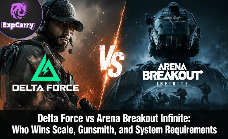 Delta Force vs Arena Breakout Infinite: Wer gewinnt bei Maßstab, Gunsmith und Systemanforderungen