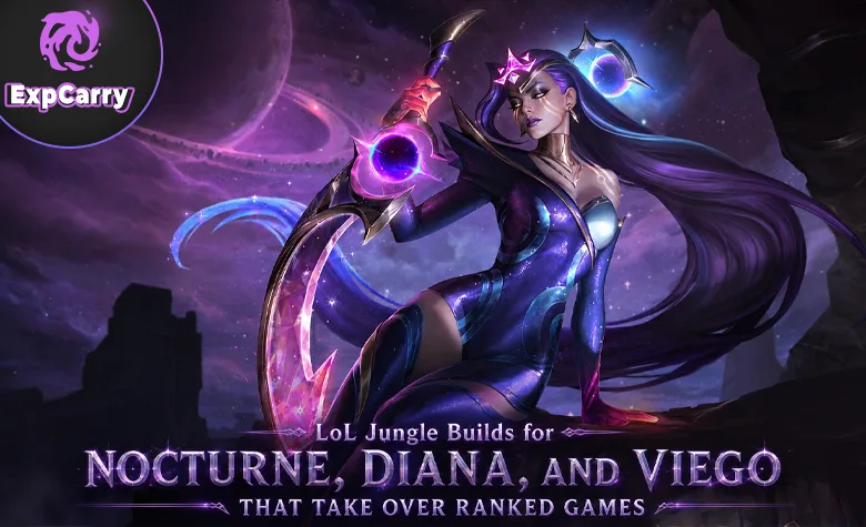 LoL Jungle Builds for Nocturne, Diana, and Viego That Take Over Ranked Games