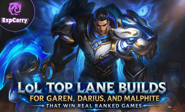 LoL Top Lane Builds for Garen, Darius, and Malphite That Win Real Ranked Games