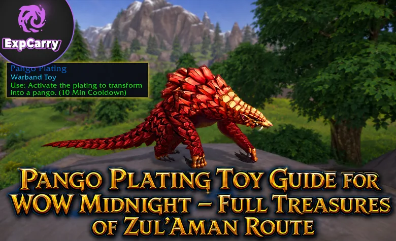 Schuppentierpanzerung Spielzeug Guide für WoW Midnight - Komplette Schätze von Zul'Aman Route