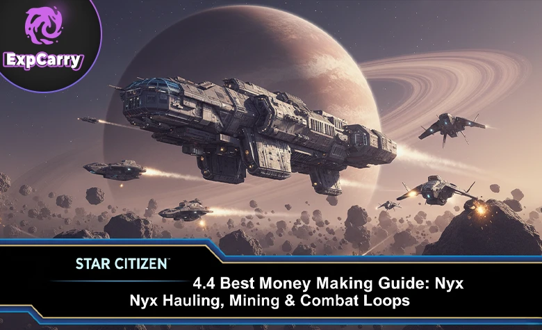 Star Citizen 4.4: Der beste Leitfaden zum Geldverdienen: Nyx-Transporte, Bergbau & Kampfschleifen Star Citizen 4.4: Der beste Leitfaden zum Geldverdienen: Nyx-Transporte, Bergbau & Kampfschleifen