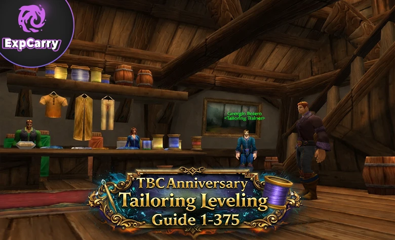 TBC Anniversary Tailoring Leveling Guide 1-375 TBC Anniversary Tailoring Leveling Guide 1-375