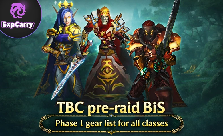 Best-in-Slot (BiS) Pre-Raid Gear for All Classes in TBC Anniversary