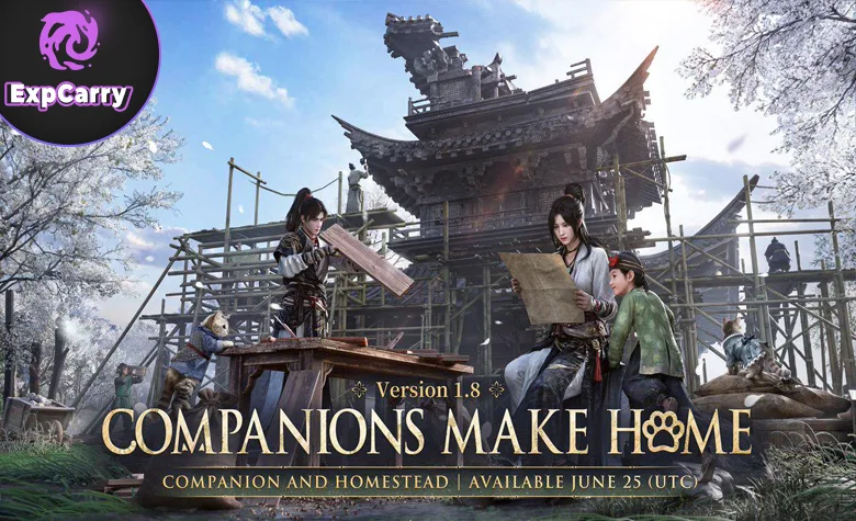 Where Winds Meet Version 1.8 Companions Make Home bringt Homestead und Pets