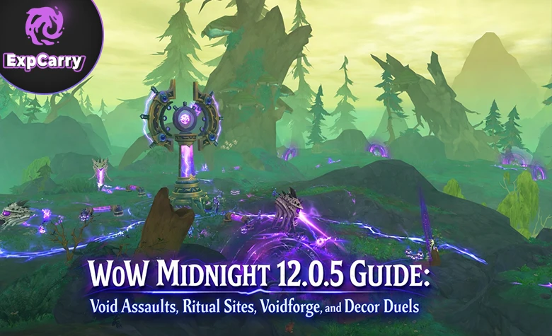 WoW Midnight 12.0.5 Leitfaden: Leerenangriffe, Ritualstätten, Leerenschmiede und Dekorationsduelle WoW Midnight 12.0.5 Leitfaden: Leerenangriffe, Ritualstätten, Leerenschmiede und Dekorationsduelle